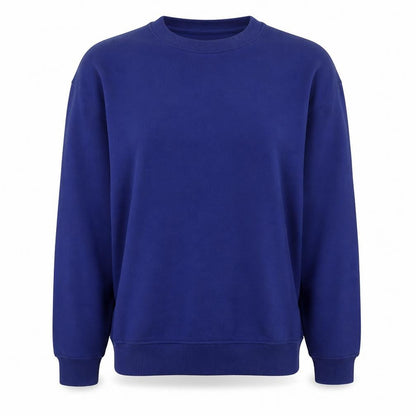 PRETTYLITTLETHING Womens Blue Cotton Pullover Sweatshirt Size S