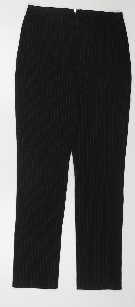 Womens UK Size S H&M Regular Fit  Black Trousers
