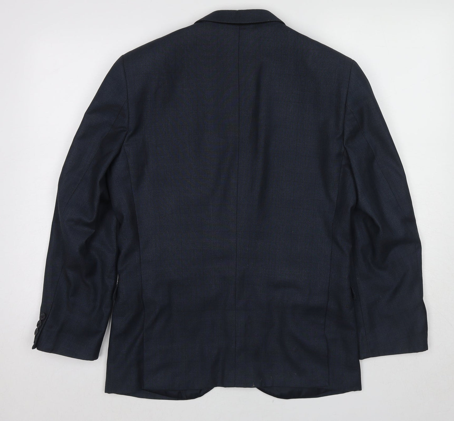Mens UK Size 38 One Six 5ive Regular Blue Suit Jacket