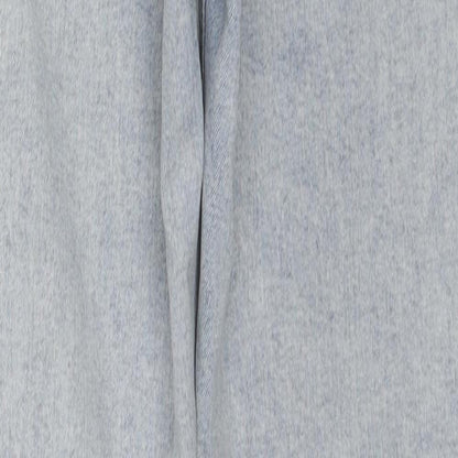 Topshop Womens Blue Cotton Skinny Jeans Size 26 in L32 in Regular Zip