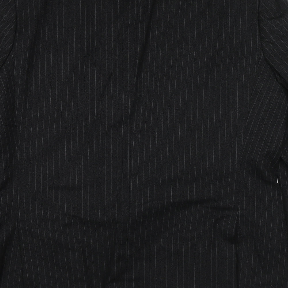 Mens UK Size 44 St Michael Regular Black Suit Jacket