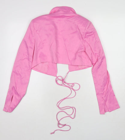 Womens UK Size XS Zara Pink Jacket