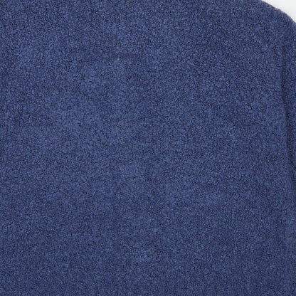 EWM Womens Blue Acrylic Full Zip Sweatshirt Size 14 Zip - Size 14-16