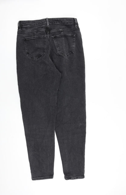 Womens UK Size 10 Marks and Spencer Regular Fit Tapered Grey Jeans