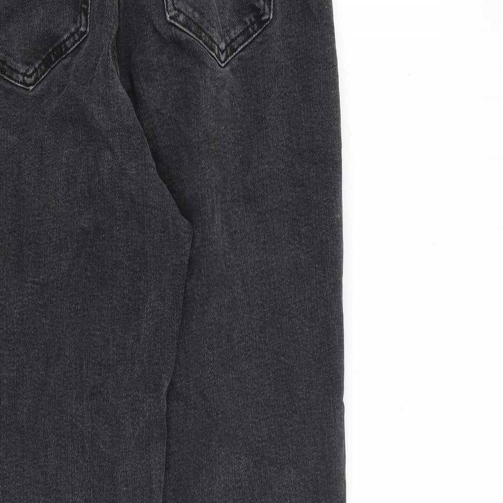 Womens UK Size 10 Marks and Spencer Regular Fit Tapered Grey Jeans