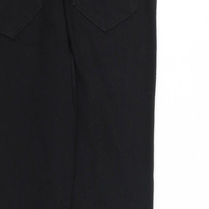 Denim & Co. Womens Black Cotton Jegging Jeans Size 10 L28 in Regular