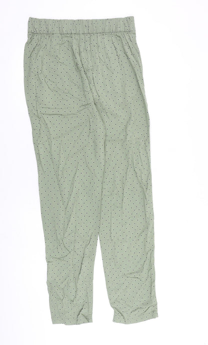 Womens UK Size 10 Marks and Spencer Regular Fit  Green Trousers