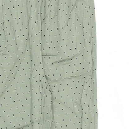 Womens UK Size 10 Marks and Spencer Regular Fit  Green Trousers