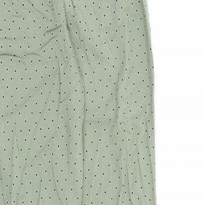 Womens UK Size 10 Marks and Spencer Regular Fit  Green Trousers