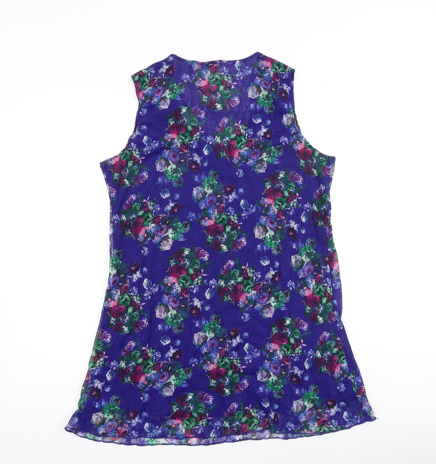 Womens UK Size 14 Michele Hope Multicoloured Basic Tank