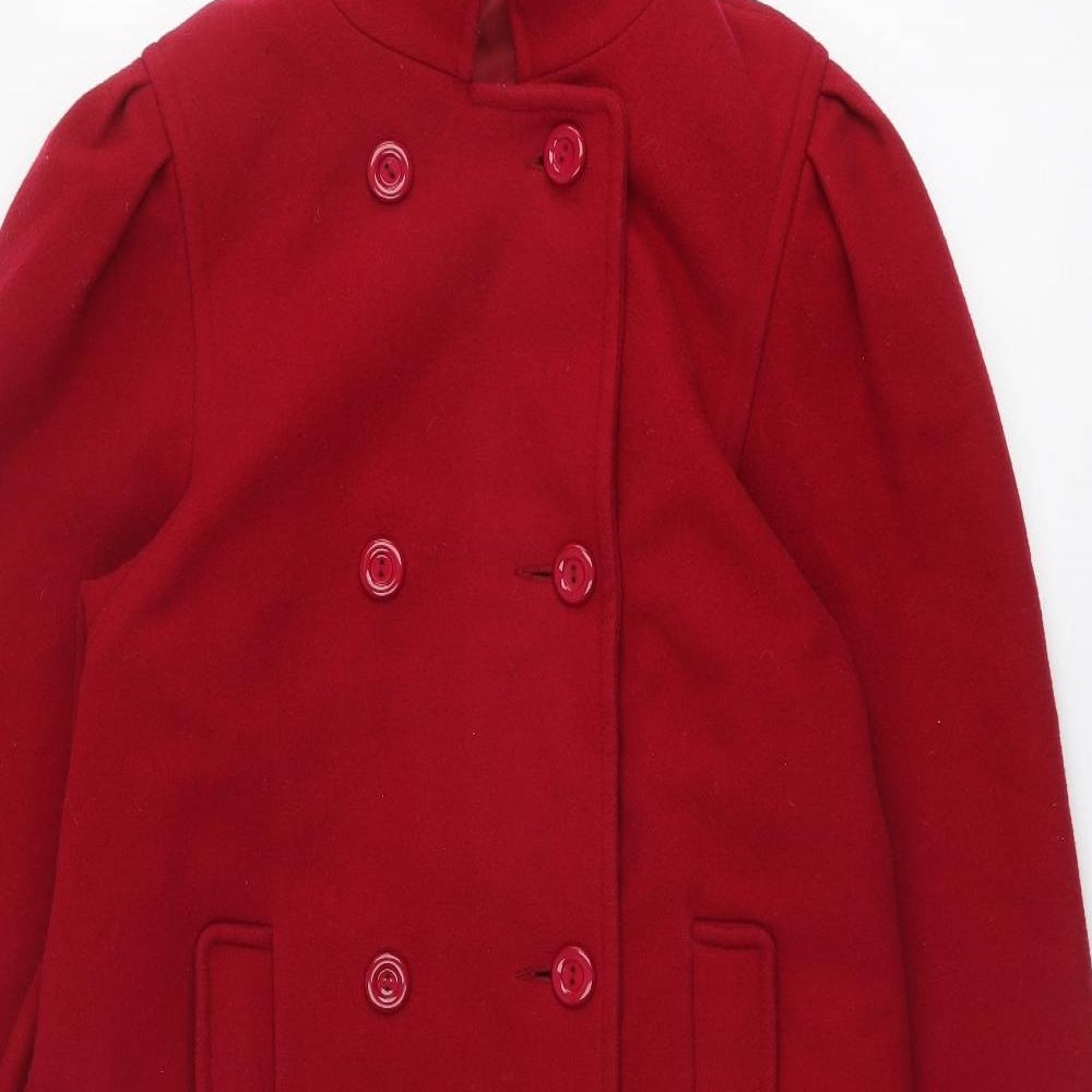 Womens UK Size 10 NuAge Pink Overcoat