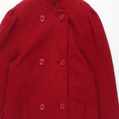 Womens UK Size 10 NuAge Pink Overcoat