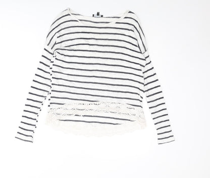 Womens UK Size 8 New Look White Pullover Jumper