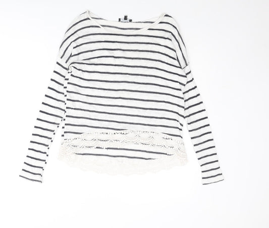 Womens UK Size 8 New Look White Pullover Jumper