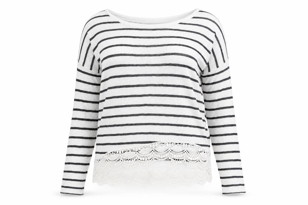 Womens UK Size 8 New Look White Pullover Jumper