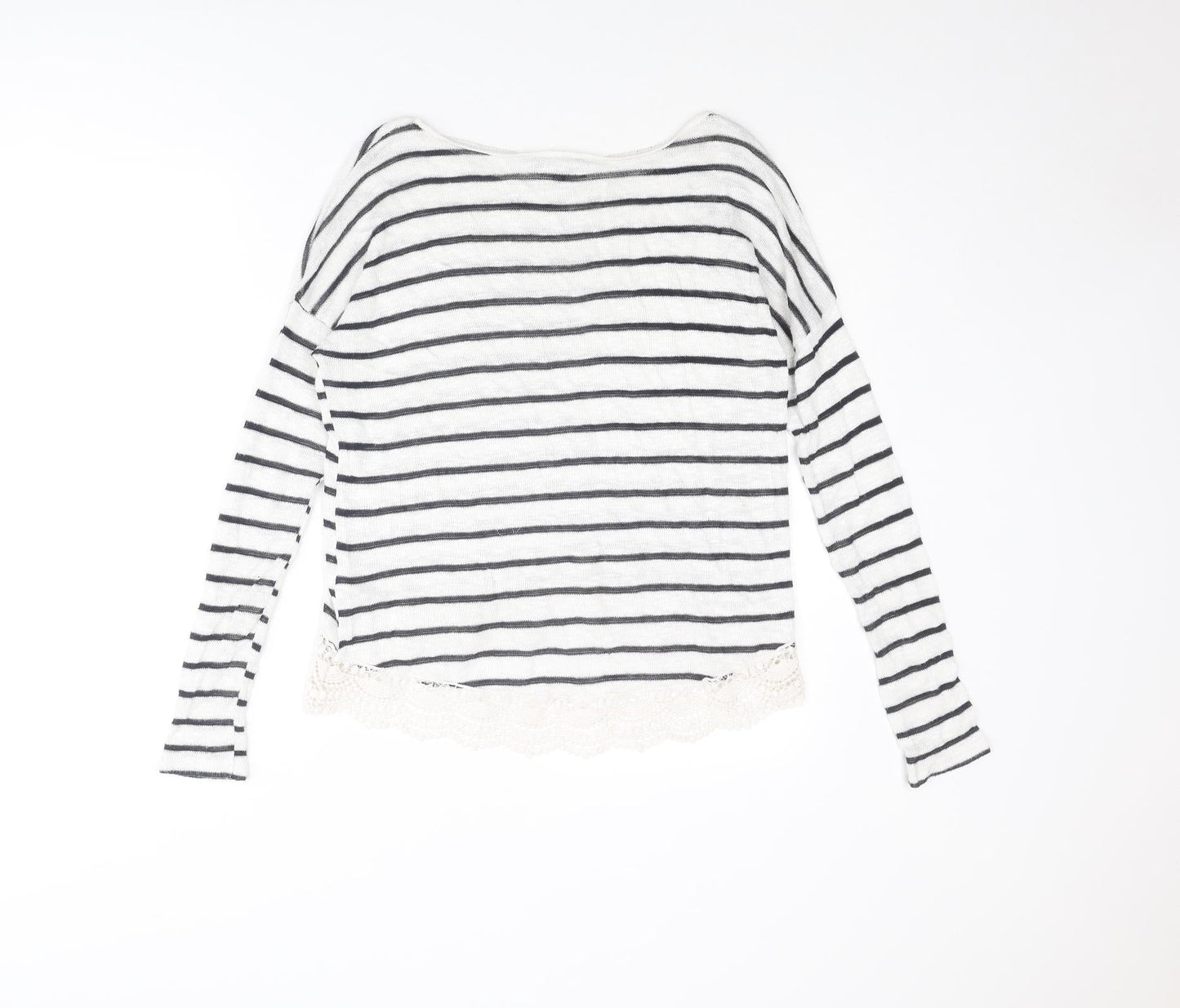Womens UK Size 8 New Look White Pullover Jumper