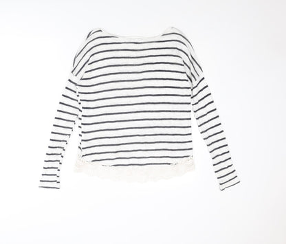 Womens UK Size 8 New Look White Pullover Jumper