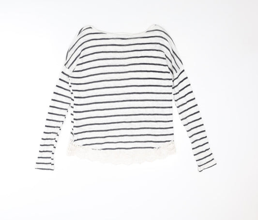 Womens UK Size 8 New Look White Pullover Jumper