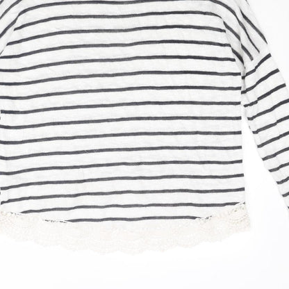 Womens UK Size 8 New Look White Pullover Jumper
