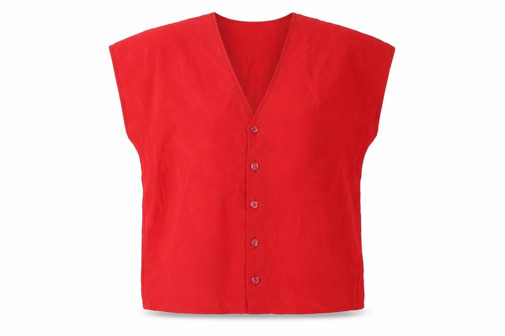 Womens UK Size 12 St Michael Red Basic Button-Up