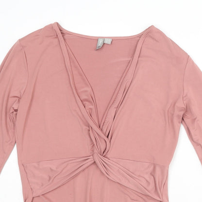 Womens UK Size 10 ASOS One-Piece Pink Bodysuit