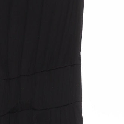 Red Herring Girls Black Polyester Jumpsuit One-Piece Size 11 Years L23 in Button
