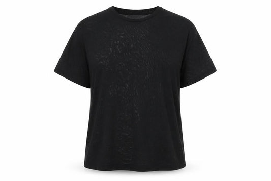Womens UK Size 14 Simply Be Black Basic T-Shirt