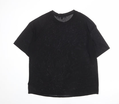 Womens UK Size 14 Simply Be Black Basic T-Shirt