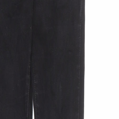 Denim & Co. Womens Black Cotton Skinny Jeans Size 4 L30 in Regular Zip