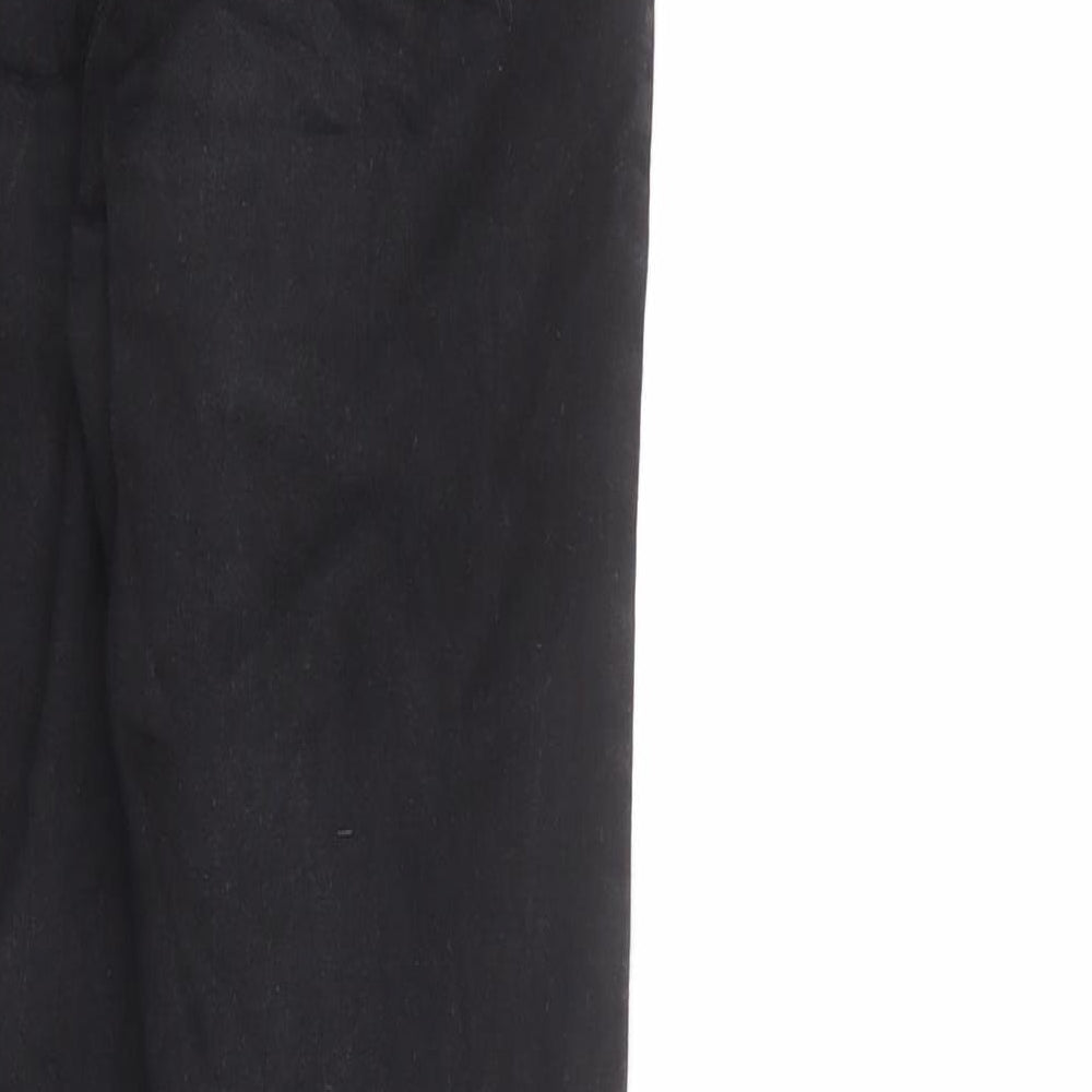 Denim & Co. Womens Black Cotton Skinny Jeans Size 4 L30 in Regular Zip