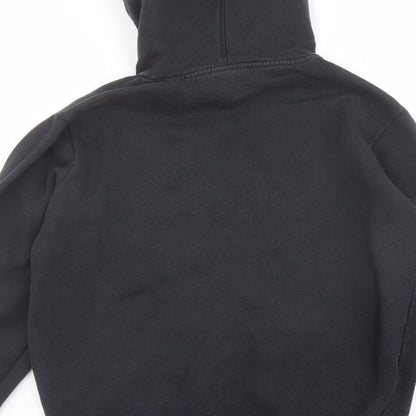 ellesse Womens Black Cotton Pullover Hoodie Size S Pullover - Ellesse Logo Drawstring Pocket