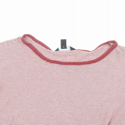 Womens UK Size 14 New Look Red Basic T-Shirt