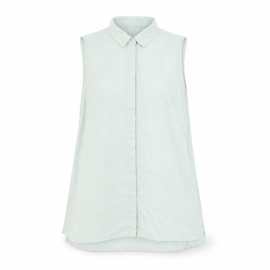 Womens UK Size 10 New Look Green Basic Button-Up