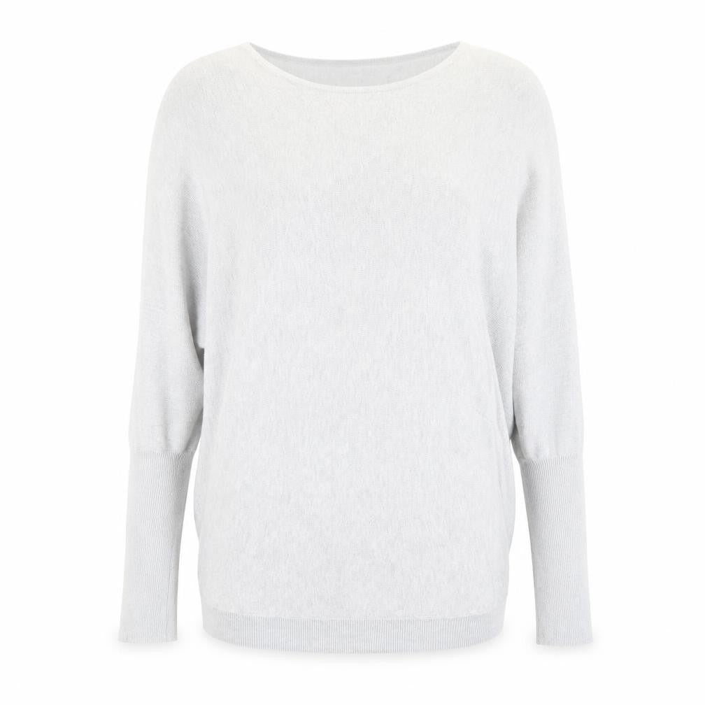 Womens UK Size S Lux Grey Pullover Jumper