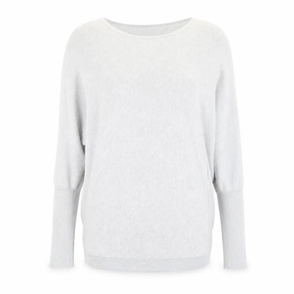 Womens UK Size S Lux Grey Pullover Jumper