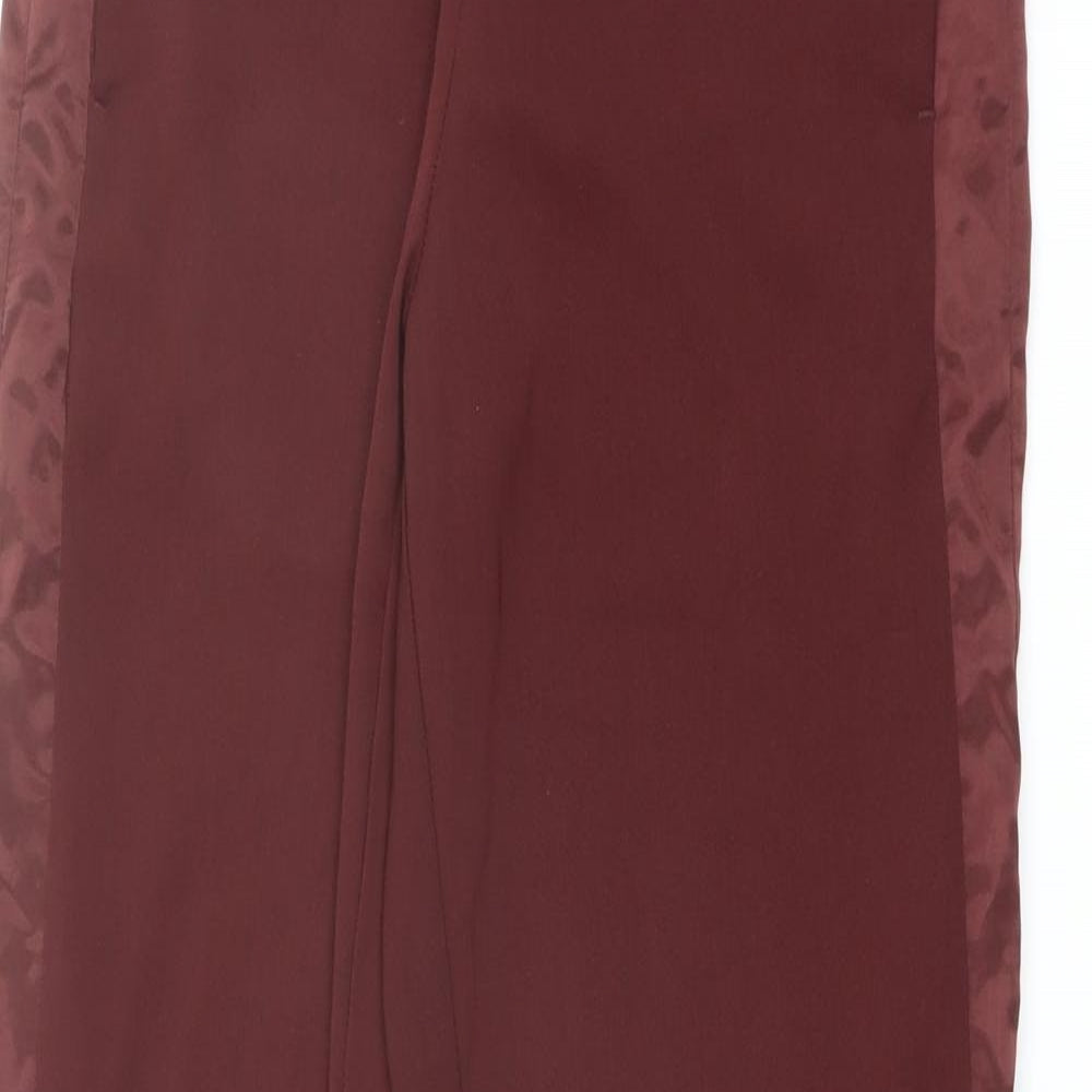 Womens UK Size 10 H&M Regular Fit  Red Trousers