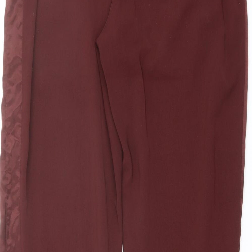 Womens UK Size 10 H&M Regular Fit  Red Trousers