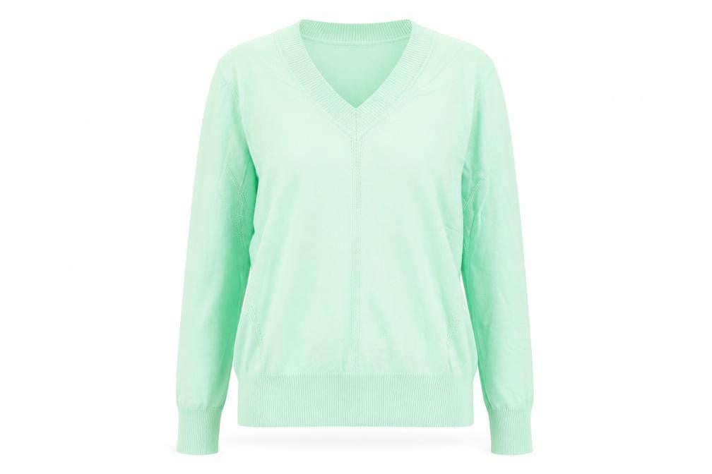 Womens UK Size XS Marks and Spencer Green Pullover Jumper