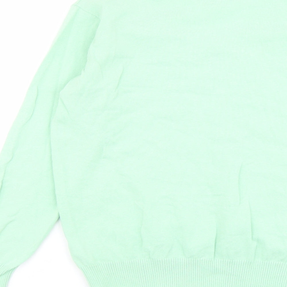 Womens UK Size XS Marks and Spencer Green Pullover Jumper