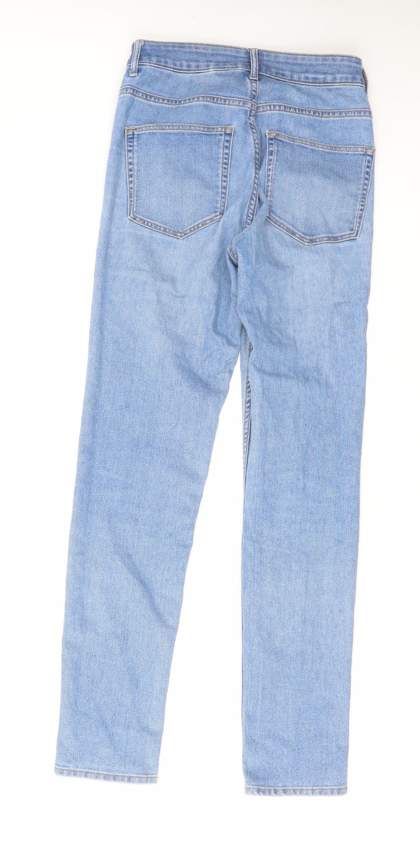 Womens UK Size 25 in H&M Regular Fit Skinny Blue Jeans