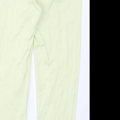 Liz Claiborne Womens Green Cotton Tapered Jeans Size 12 L28 in Regular Zip