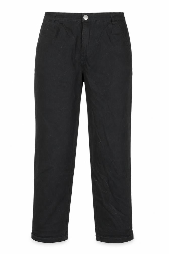 ASOS Womens Black Cotton Straight Jeans Size 8 L28 in Regular Zip