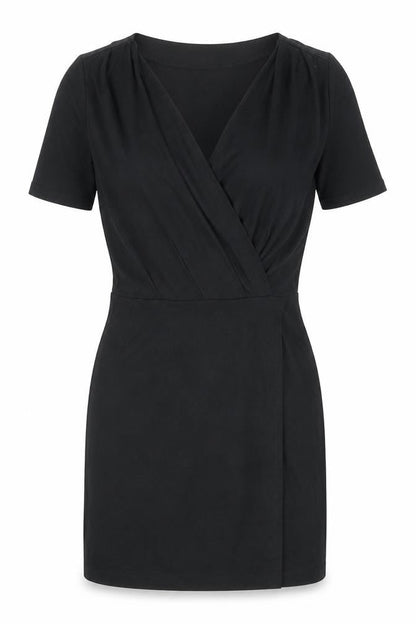 Gap Womens Black Viscose Shift Size XS V-Neck Pullover