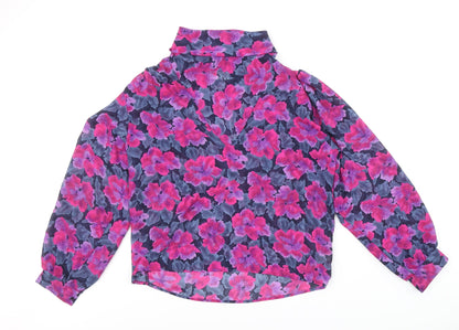 Womens UK Size 10 Richards Multicoloured Basic Blouse