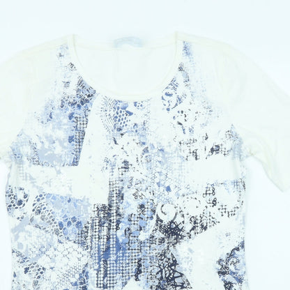 Womens UK Size 10 Betty Barclay White Basic Blouse