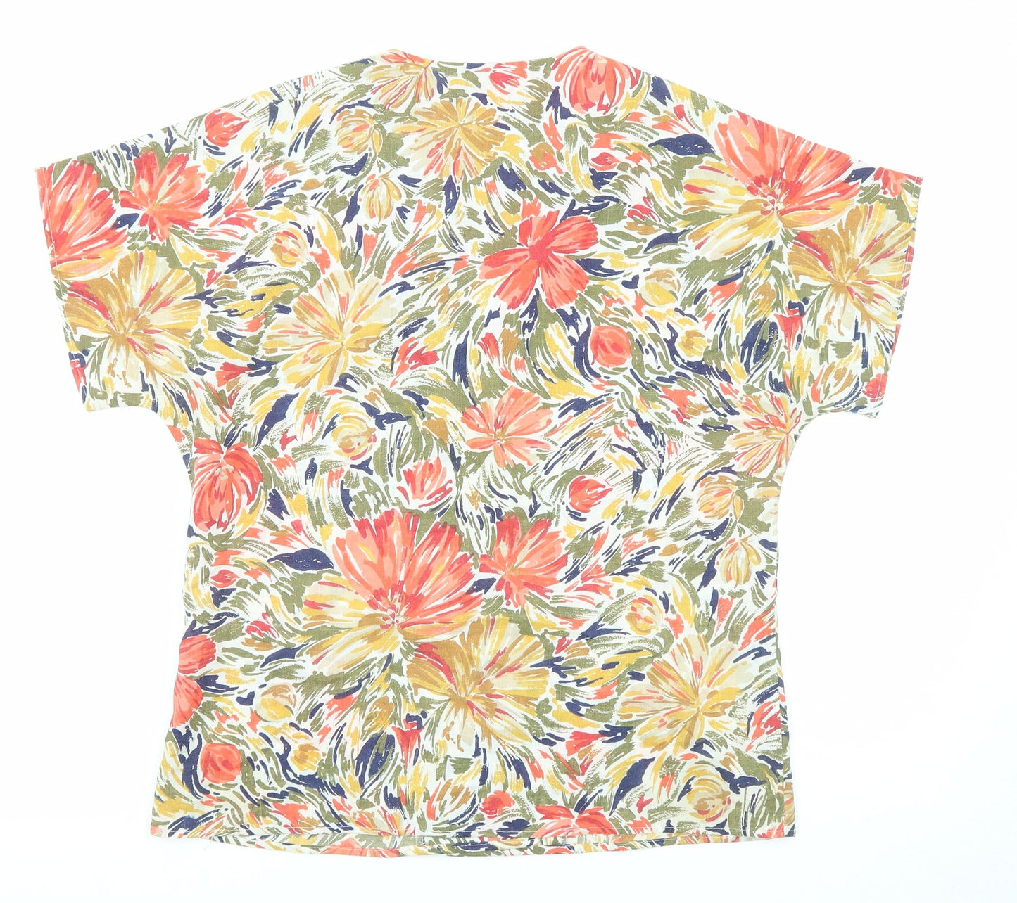Womens UK Size 12 St Michael Multicoloured Basic Blouse