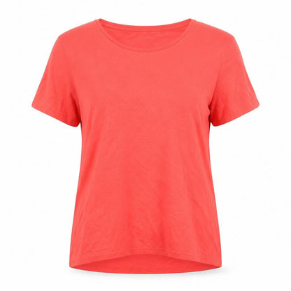 Womens UK Size 10 Marks and Spencer Red Basic T-Shirt