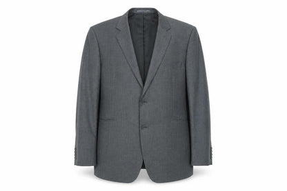 Terry de Havilland Mens Grey Polyester Jacket Suit Jacket Size 50 Regular