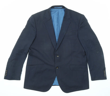 Mens UK Size 44 Marks and Spencer Regular Blue Suit Jacket