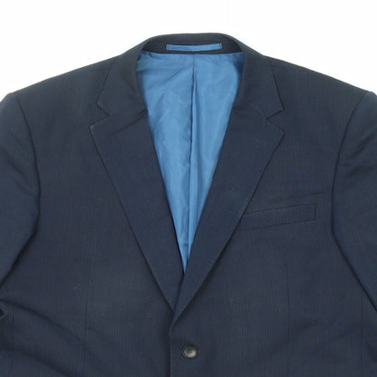 Mens UK Size 44 Marks and Spencer Regular Blue Suit Jacket